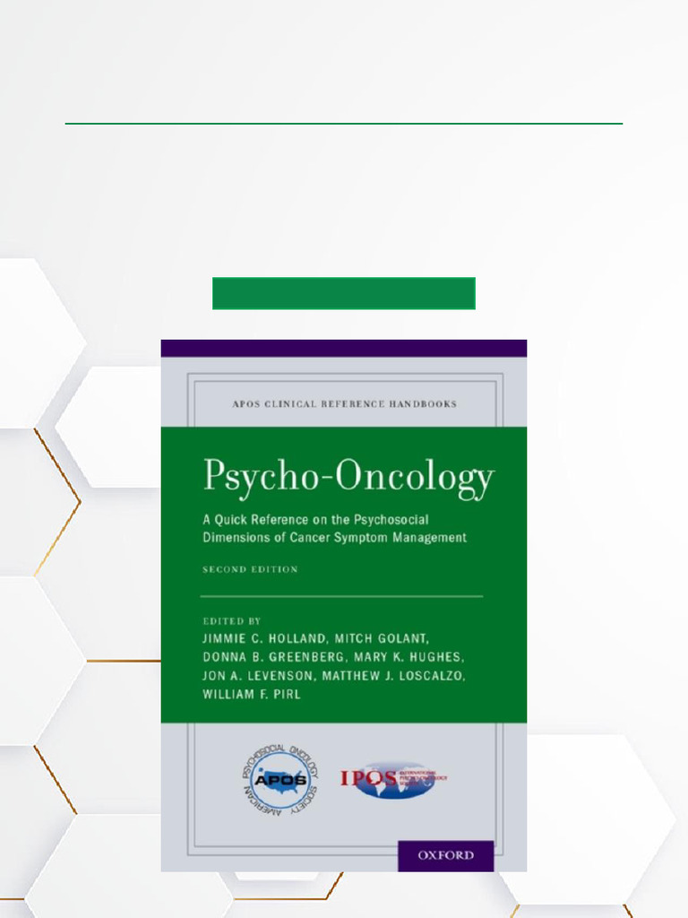 Psycho-Oncology: Psychosocial Care Guide | PDF | Psychiatry | Oncology