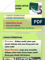 Aplikasi Fungsi Untuk Ekonomi-Matematika Ekonomi