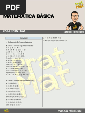 Exercícios de Matemática Básica | PDF