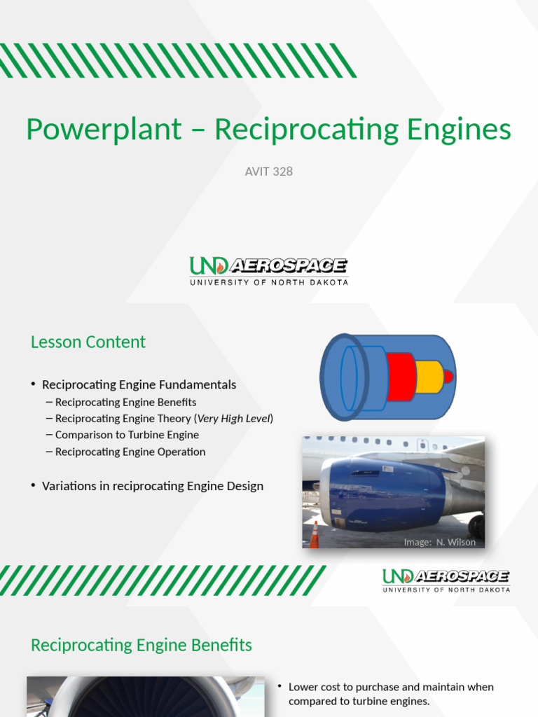 Reciprocating Engine Basics for Aviation | PDF | Internal Combustion ...