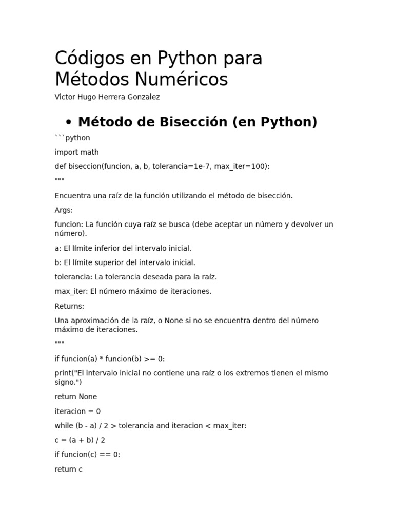 Codigos Con Python Trabajo para Desarrollar | PDF