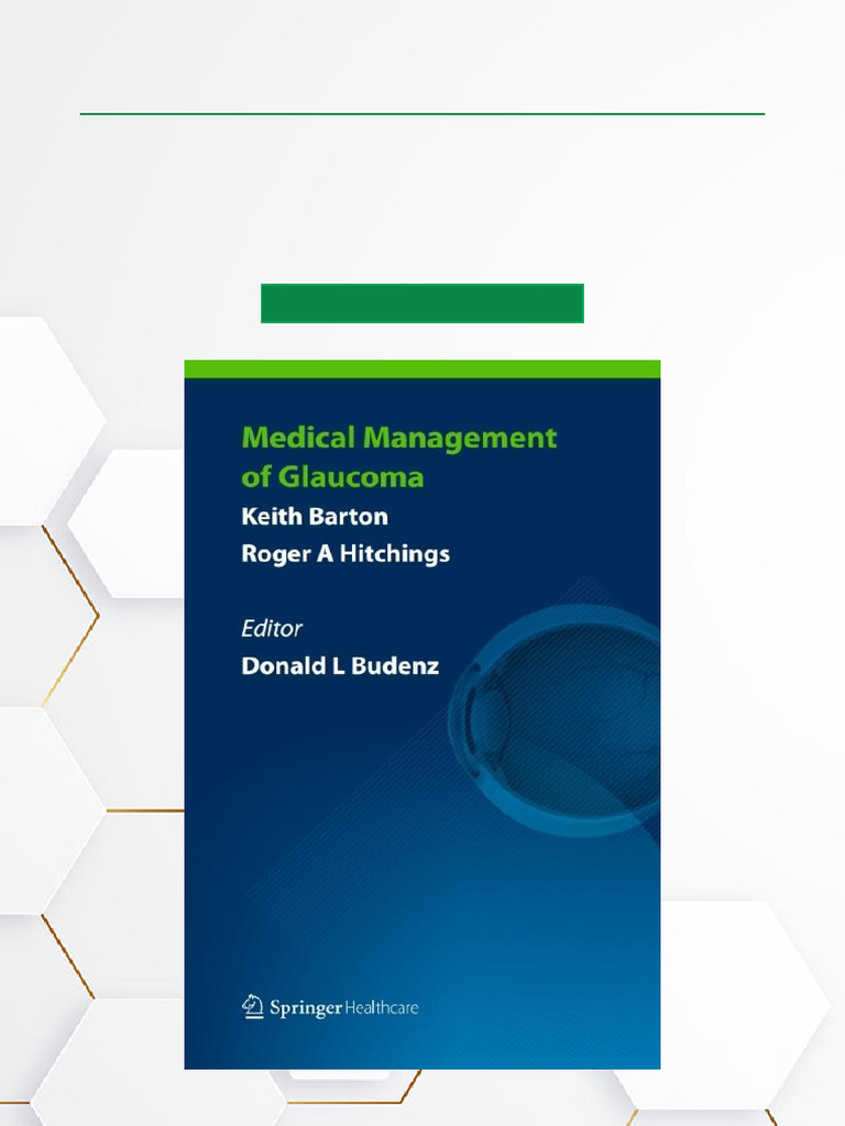 Medical Management of Glaucoma Guide | PDF | Glaucoma | Visual Impairment
