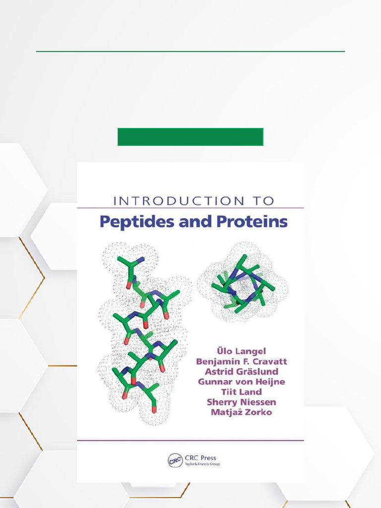 Introduction To Peptides and Proteins 1st Edition High-Resolution PDF ...
