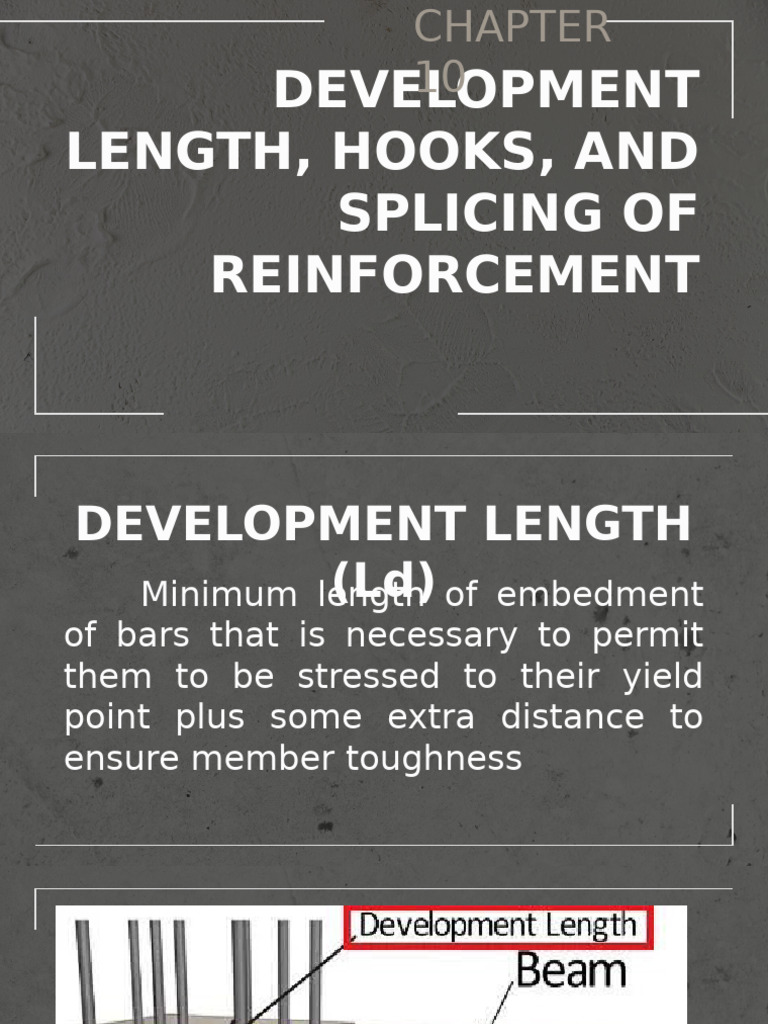 Development Length for Reinforcement Bars | PDF | Concrete | Physical ...