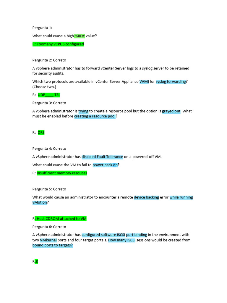 VCP 6.7 Exam Study Guide Insights | PDF | Virtual Machine | Computer ...