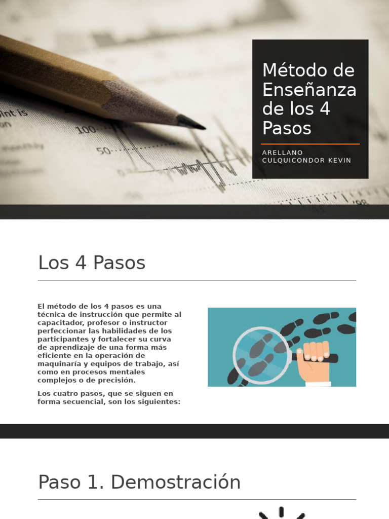 Método de los 4 Pasos en Educación | PDF