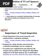 "Visual Inspection . Examination . by