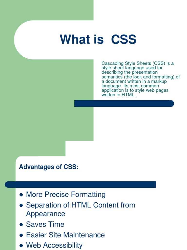 What Is CSS | PDF | Cascading Style Sheets | Html