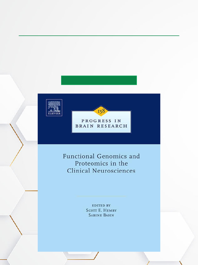 Functional Genomics and Proteomics in The Clinical Neurosciences All ...