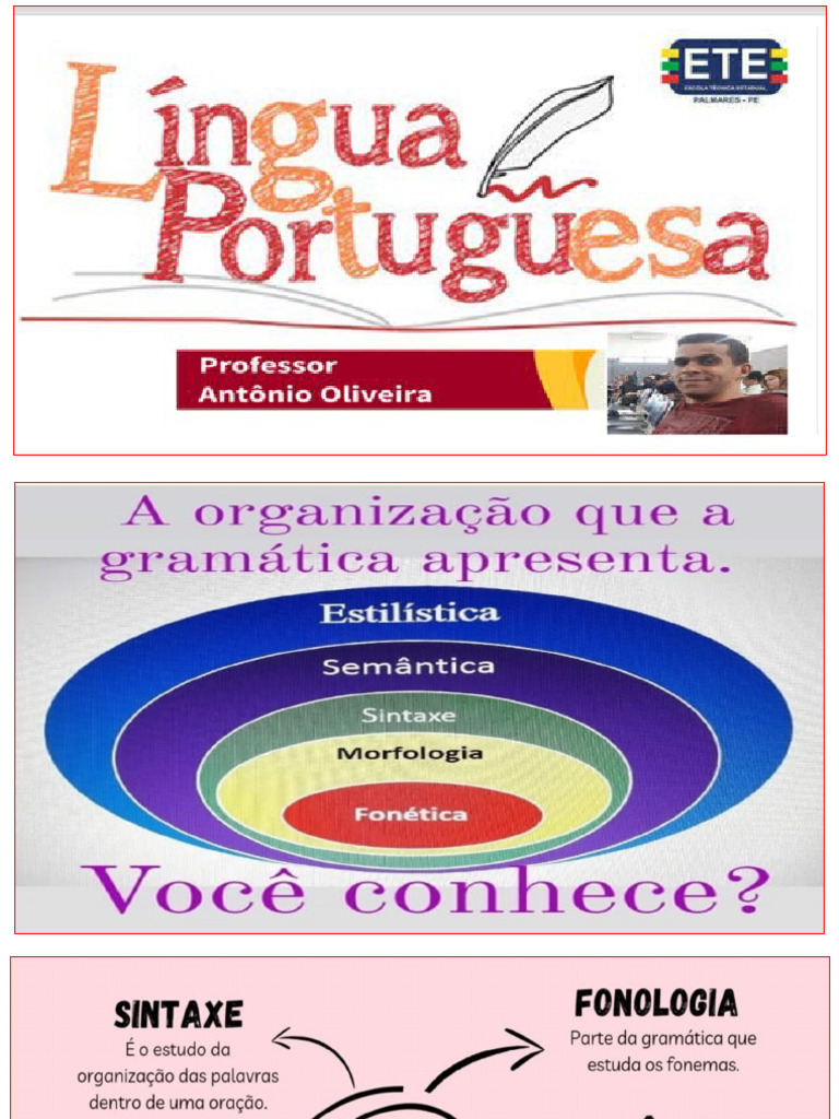 Aula 1 Português Início | PDF
