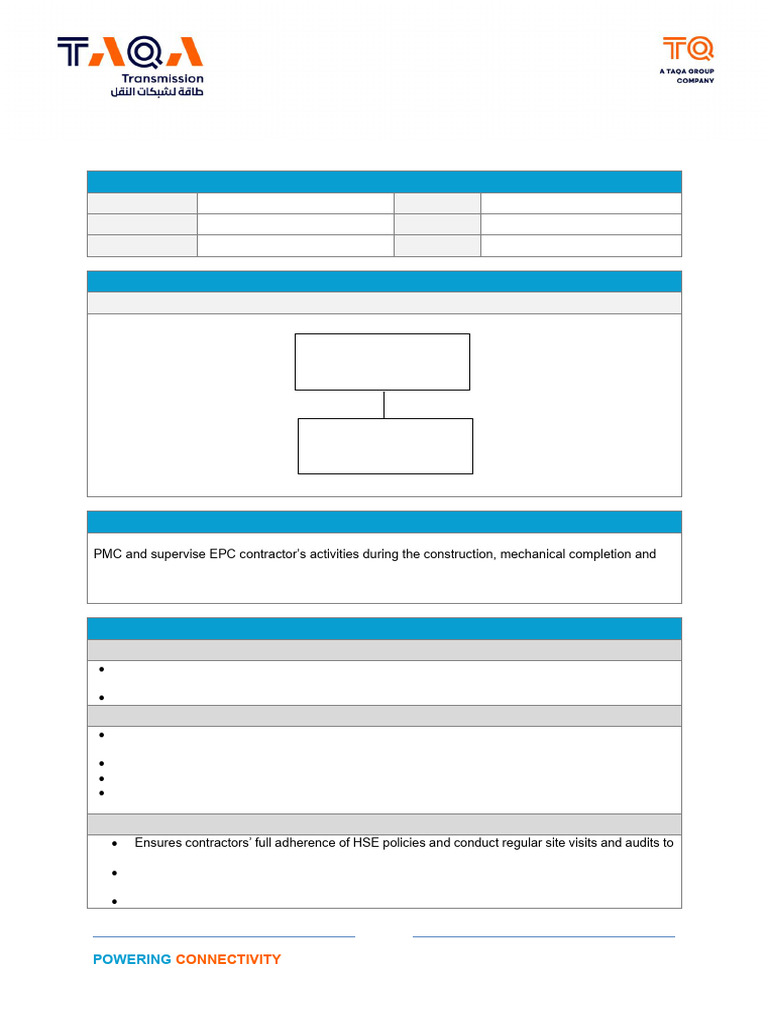 Power Projects Engineer Role Overview | PDF | Specification (Technical ...