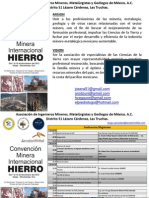 Asociación Ingenieros Mineros México Evento