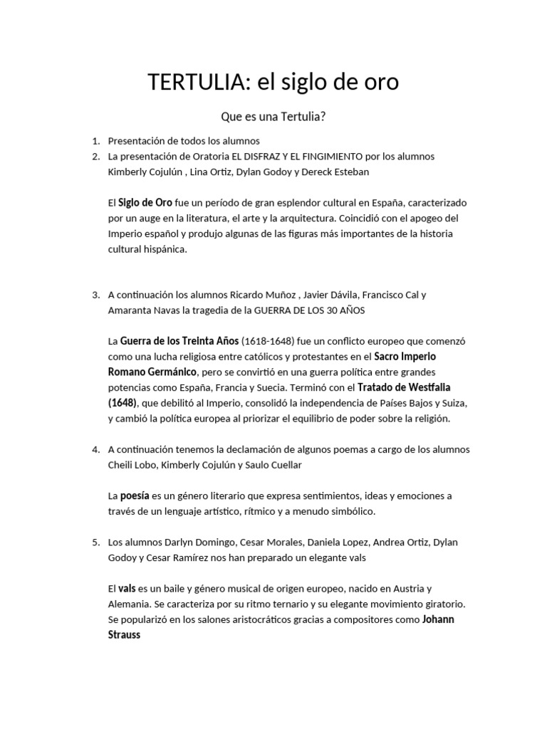 TERTULIA | PDF