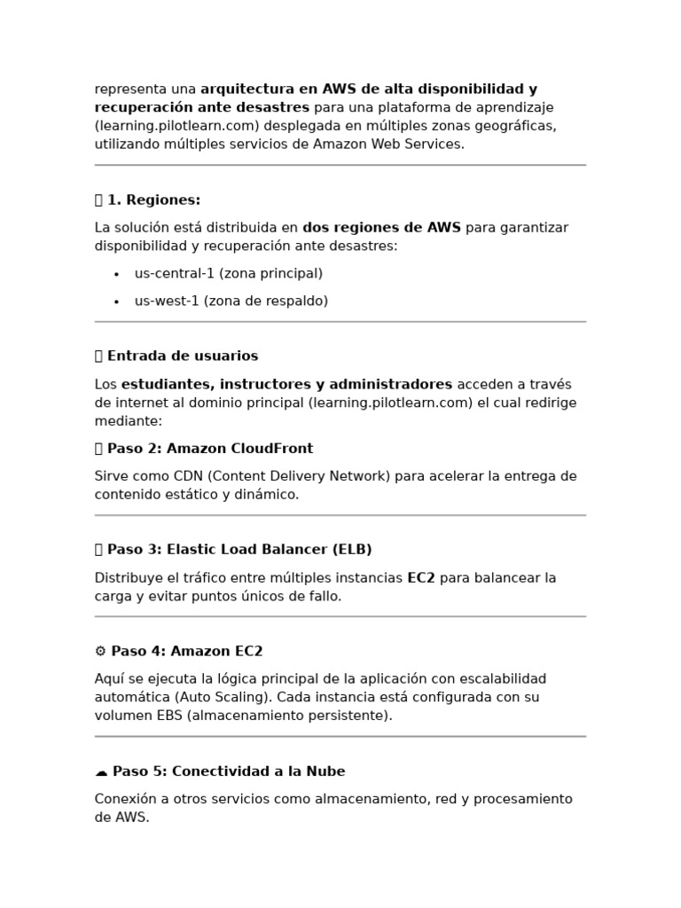 Aws Computo en La Nube | PDF | Servicios web de Amazon | Computación en ...