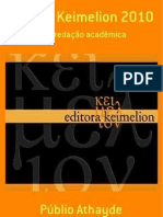 Manual Keimelion 2010  para redação acadêmica
