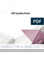 1. JSE Equities Rules