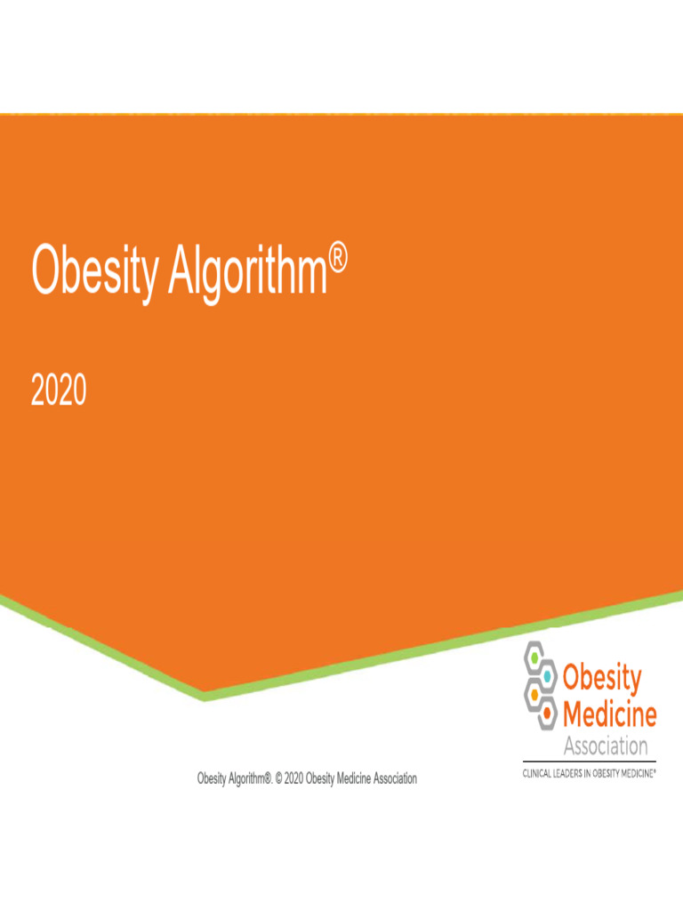 2020 Obesity Algorithm Overview | PDF | Adipose Tissue | Dieting