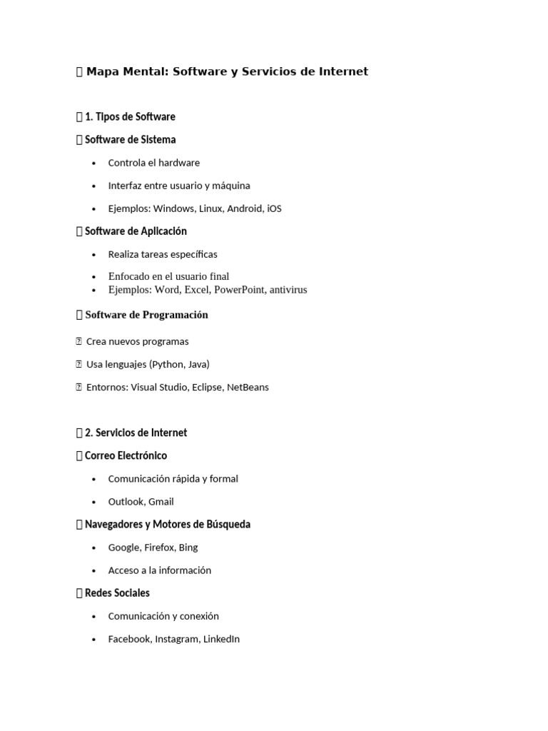 ? Mapa Mental - Internet | PDF