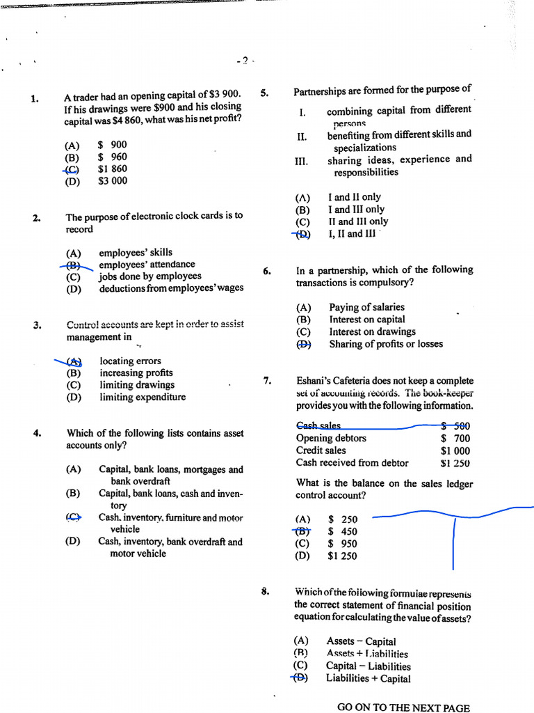 736605407-CSEC-POA-Jan P1-2024 Ans | PDF | Debits And Credits | Economies