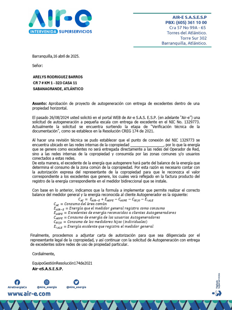 Notificación A Solicitante - 21726 | PDF