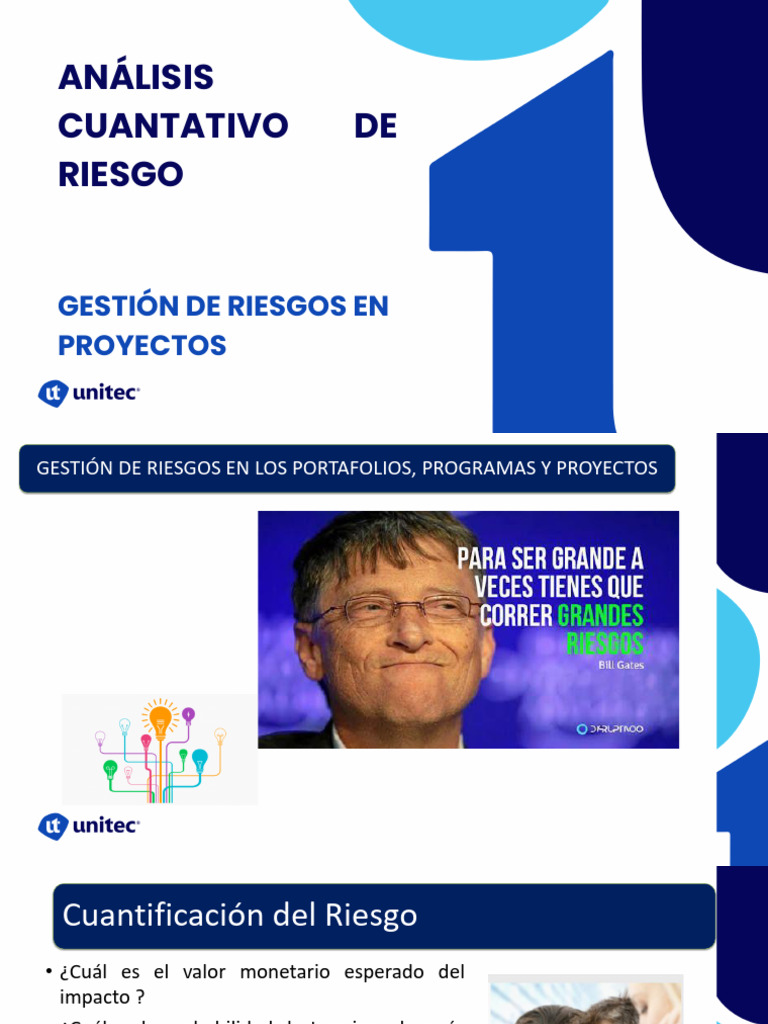 Análisis Cuantitativo de Riesgos en Proyectos | PDF | Probabilidad | Riesgo