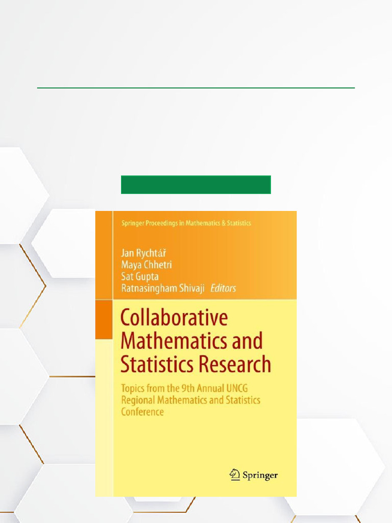 Collaborative Mathematics and Statistics Research Topics From The 9th ...