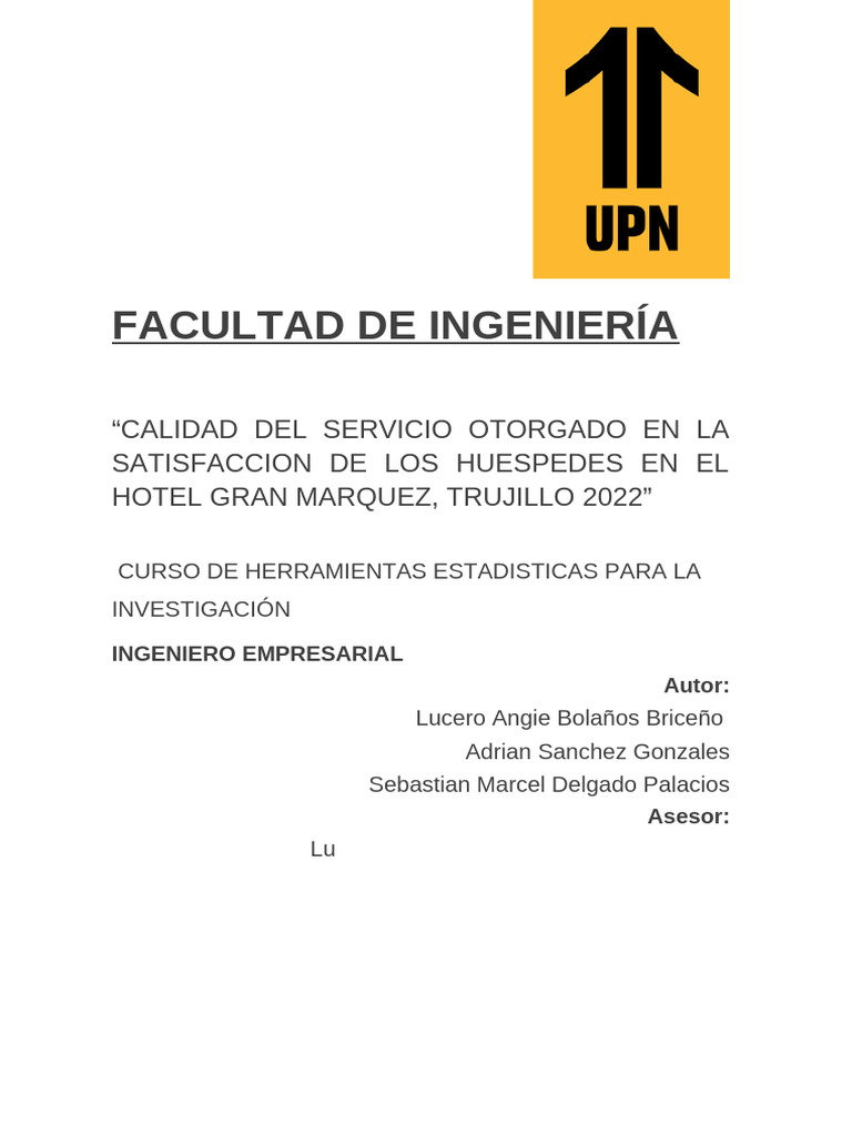 Avanc. Proyec. Hev (Actualizado) | PDF | La satisfacción del cliente ...