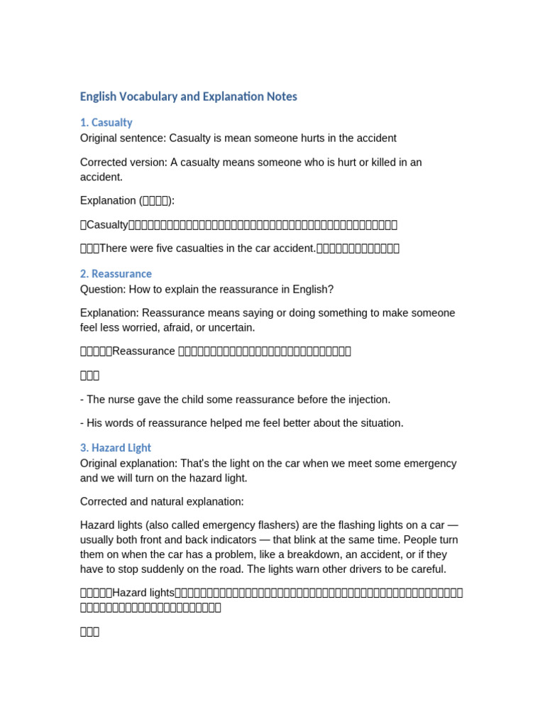English_Explanation_Notes | PDF
