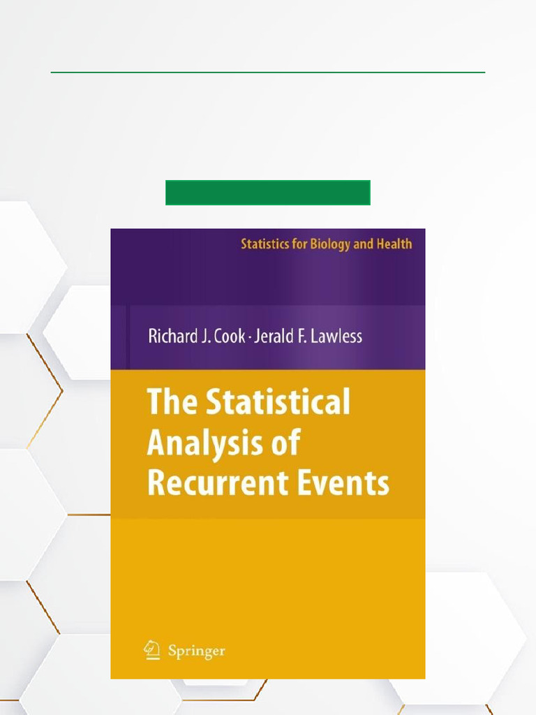 Statistical Analysis of Recurrent Events | PDF | Statistical Inference ...