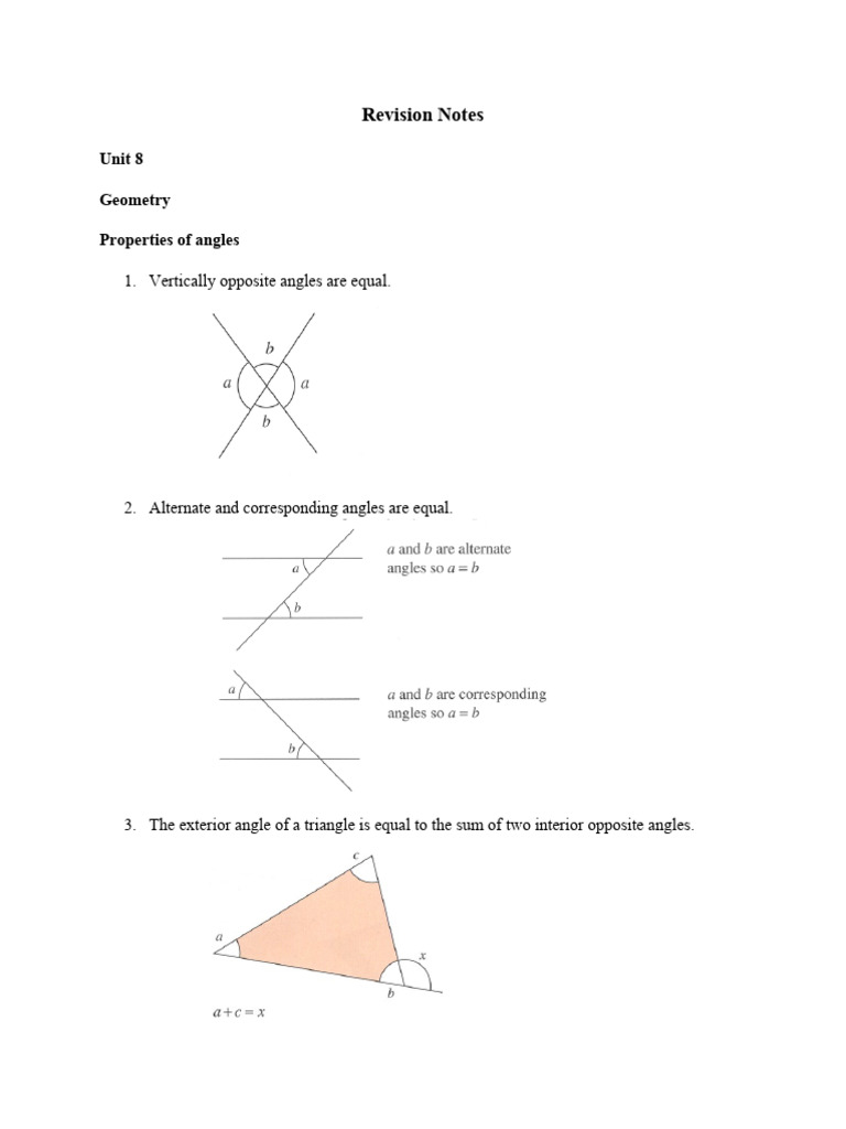 Geometry Angle Properties and Midpoints | PDF