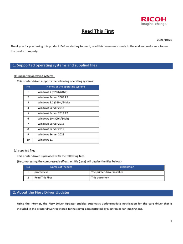 Printer Driver Installation Guide | PDF | Microsoft Windows | Printer ...