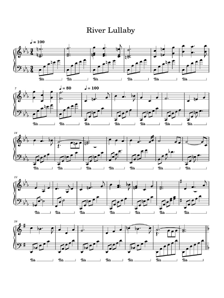 Prince Of Egypt River Lullaby Pdf