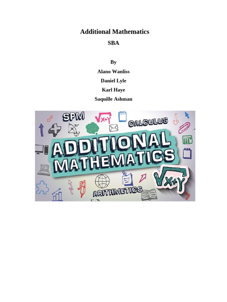 Group Apple Add Math SBA | PDF | Statistical Analysis | Teaching ...