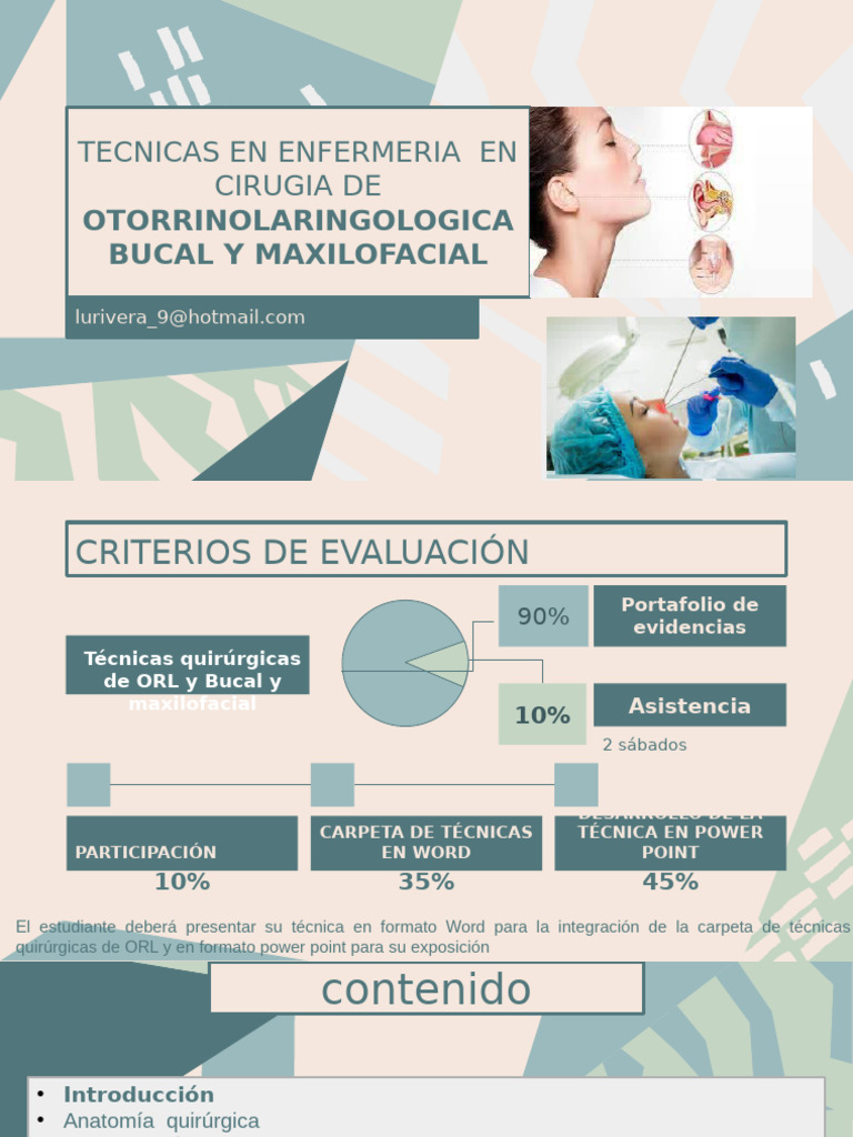 Introducción de ORL 1 | PDF | Otorrinolaringología | Oído