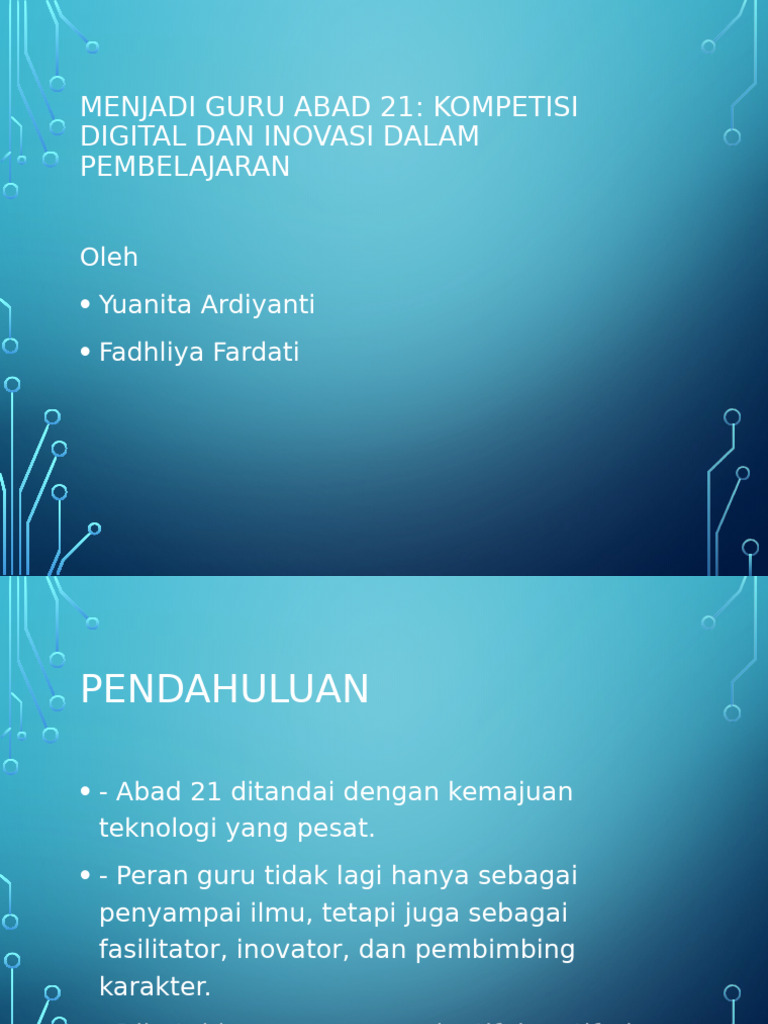 Menjadi Guru Abad 21 Pdf