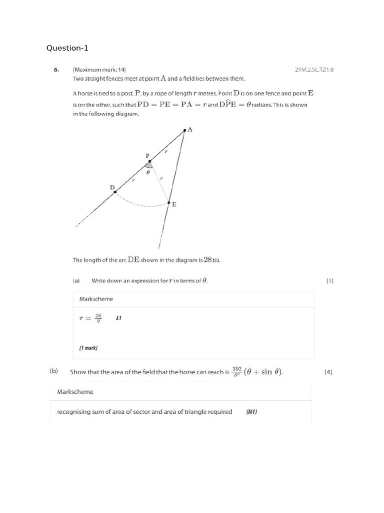 Mid Term Exam DP 1 - AA - HL - MS | PDF