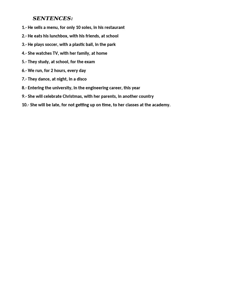 10 Sentences Using Non-Restrictive Clauses I05 | PDF