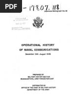 Download Operational History of Naval Communications December 1941-August 1945 Part 1 by Kenneth Hough SN86585049 doc pdf