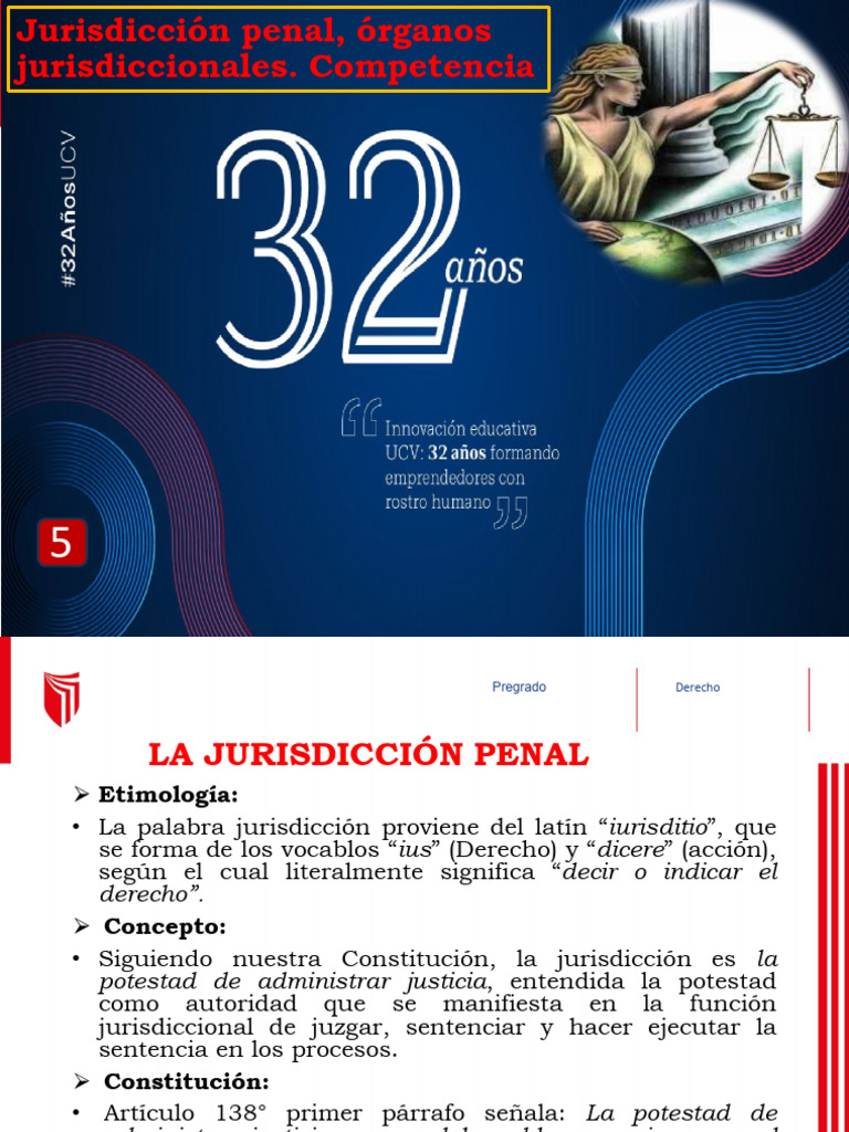 Jurisdicción Penal y Competencia Judicial | PDF | Jurisdicción ...