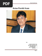Report on Ketan Parekh Scam