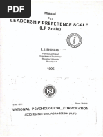 LBDQ Manual | PDF | Questionnaire | Factor Analysis