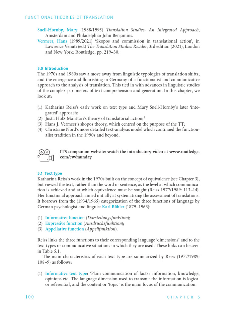Functional Theories of Translation | PDF | Human Communication ...
