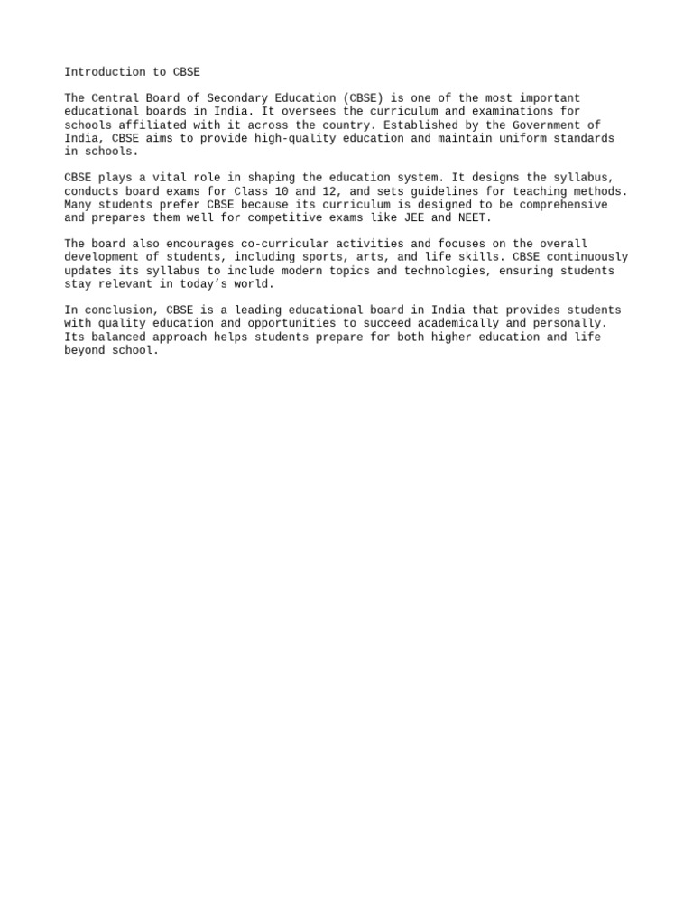 Cbse | PDF