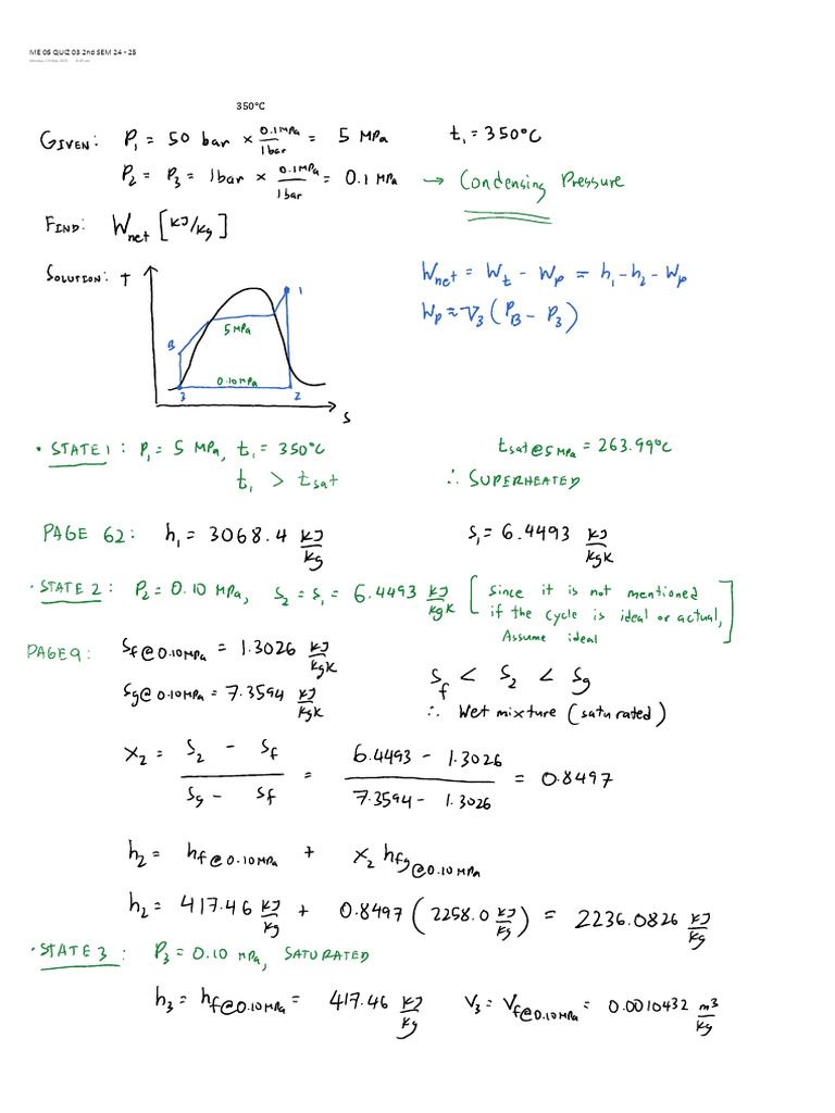 ME 05 QUIZ 3 Solutions | PDF