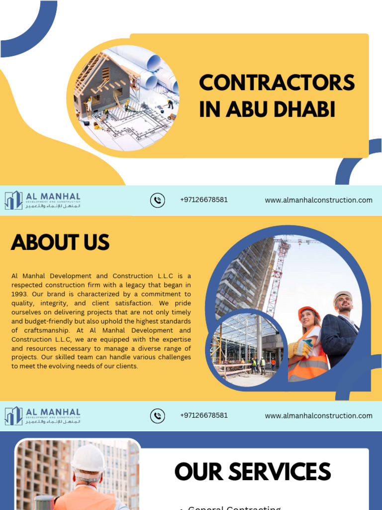 Contractors in Abu Dhabi | PDF