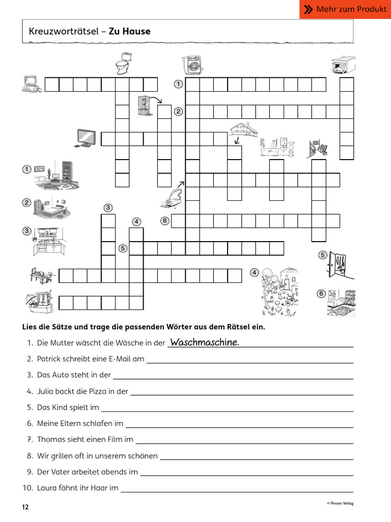 Kreuzwortraetsel A1-2