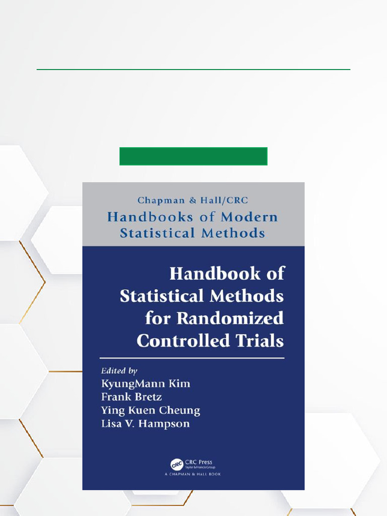 Handbook Of Statistical Methods For Randomized Controlled Trials 1st