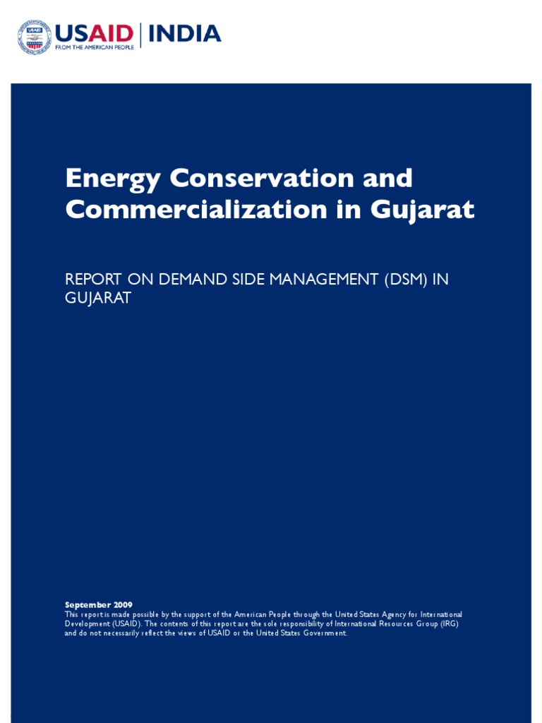 Report On Demand Side Management in Gujarat | PDF