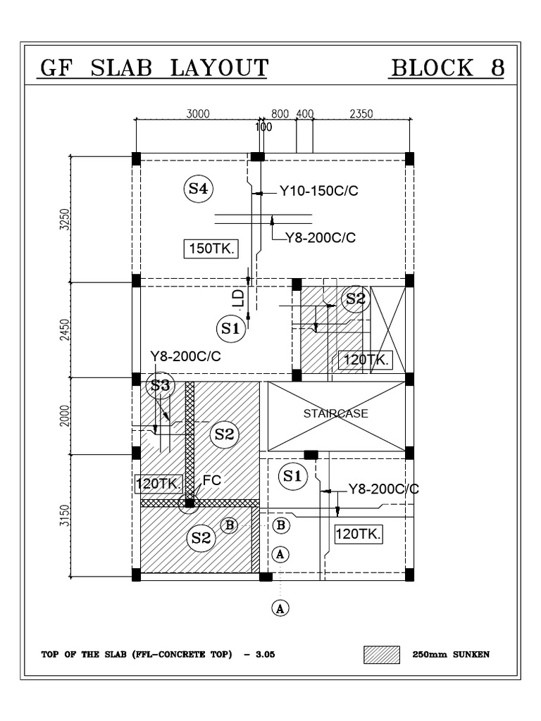 GF Slab Layout Block 8,11 | PDF