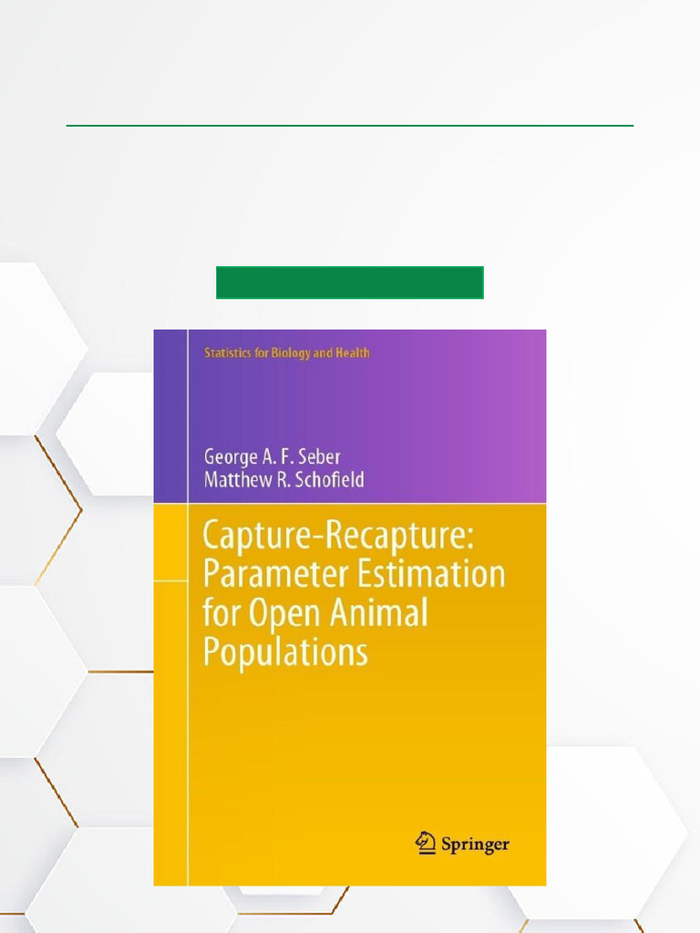 Capture-Recapture for Animal Populations | PDF | Statistics | Time Series